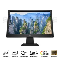 HP P22VA Monitor 21.5 Inch VA FHD 60Hz 7Ms Black