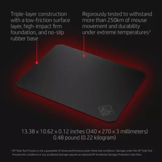 HP OMEN 200 Gaming Mouse Pad 33.6 x 26.6 Black