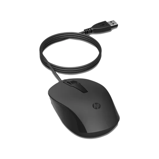 HP 150 Wired Office Mouse 1600 DPI Black