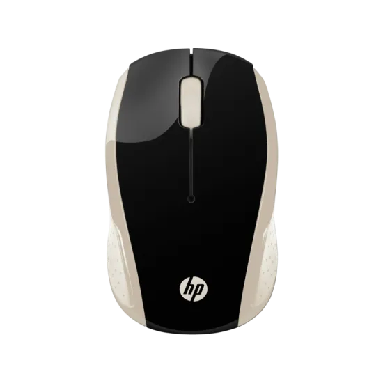 HP 200 Wireless Office Mouse 1000 DPI Silk Gold