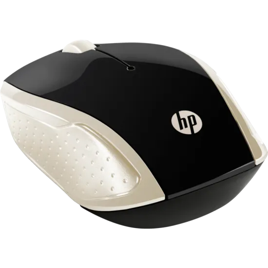 HP 200 Wireless Office Mouse 1000 DPI Silk Gold