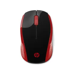 HP 200 Wireless Office Mouse 1000 DPI Empress Red