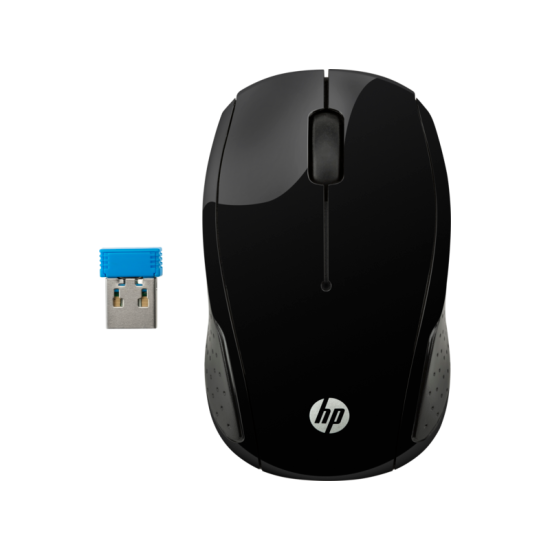 HP 200 Wireless Office Mouse 1000 DPI Black