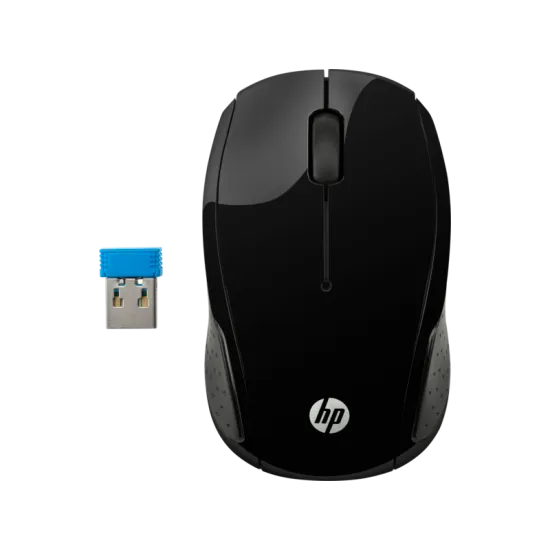 HP 200 Wireless Office Mouse 1000 DPI Black