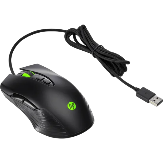 HP X220 Wired Gaming Mouse RGB 3600 DPI 7 Buttons Black