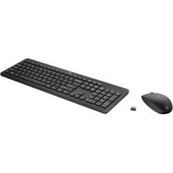 HP 230 Wireless Office Combo Keyboard and Mouse 1600 DPI Arabic English Black