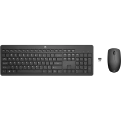 HP 230 Wireless Office Combo Keyboard and Mouse 1600 DPI Arabic English Black
