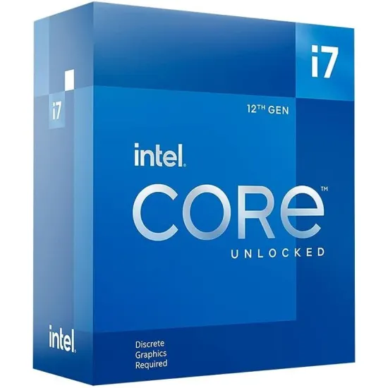 Intel Core i7-12700KF LGA 1700 Processor 12-Core (8P+4E) 20-Thread (Max Boost 5.0 GHz)