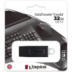 Kingston 32GB Exodia USB 3.2 Black Flash Memory