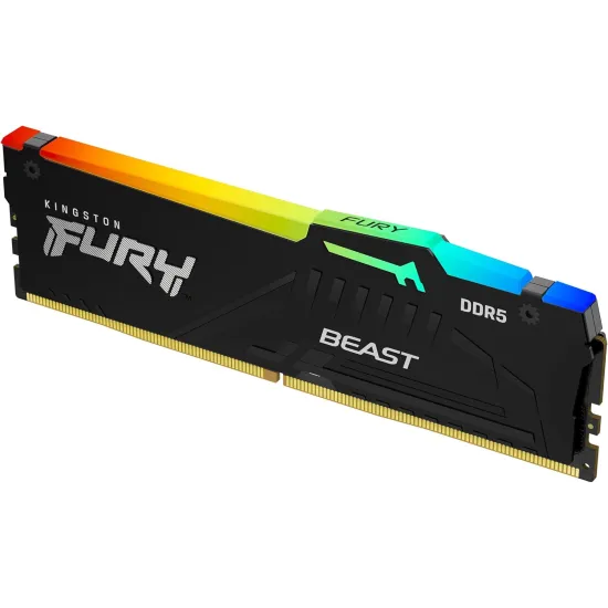 Kingston Fury Beast DDR5 RGB 32GB 5600 MHz CL40 RAM Black