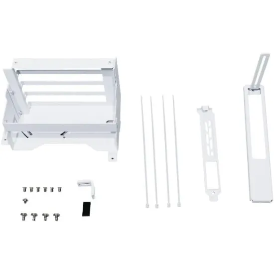 Lian Li O11 Dynamic EVO XL White Upright Gpu Bracket