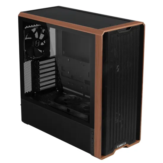 Lian Li Lancool 217 RGB Mid Tower Gaming Case 5 Fan Black
