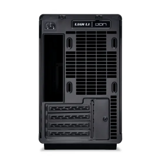 Lian Li DAN A3 Wooden Micro Tower Gaming Case Black