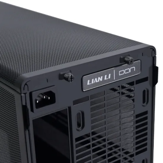 Lian Li DAN A3 Wooden Micro Tower Gaming Case Black
