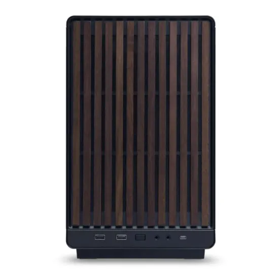 Lian Li DAN A3 Wooden Micro Tower Gaming Case Black