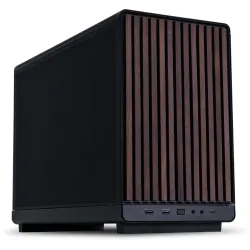 Lian Li DAN A3 Wooden Micro Tower Gaming Case Black