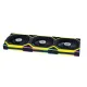 Lian Li UNI Fan SL Wireless 120MM RGB 3 Fans Black With 2.4 GHz Wireless Controller Fan Black