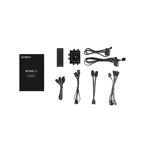 Lian Li ST120 RGB 3 Fans With Controller Fan Black