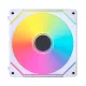 Lian Li UNI FAN SL-INF 120MM RGB Revolutionized Daisy Chain 3 Fans With Controller Fan White