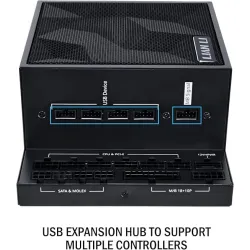 Lian Li Edge Gold EG1000 1000W 80 Plus Platinum PCIe 5.1 ATX 3.1 Full Modular Power Supply Black