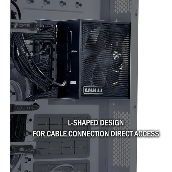 Lian Li Edge Gold EG1000 1000W 80 Plus Platinum PCIe 5.1 ATX 3.1 Full Modular Power Supply Black