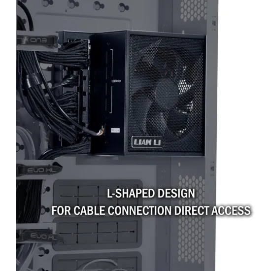 Lian Li Edge EG0850 850W 80 Plus PLATINUM ATX 3.1 Full Modular Power Supply Black