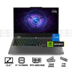 Lenovo LOQ 15IRX9 Core I7-14700HX 16GB DDR5 1TB SSD RTX 4060 8GB 15.6" FHD 144Hz 2Y Warranty Win11 Lenovo LOQ 15IRX9 Core I7-14700HX 16GB DDR5 1TB SSD RTX 4060 8GB 15.6" FHD 144Hz 2Y Warranty Win11