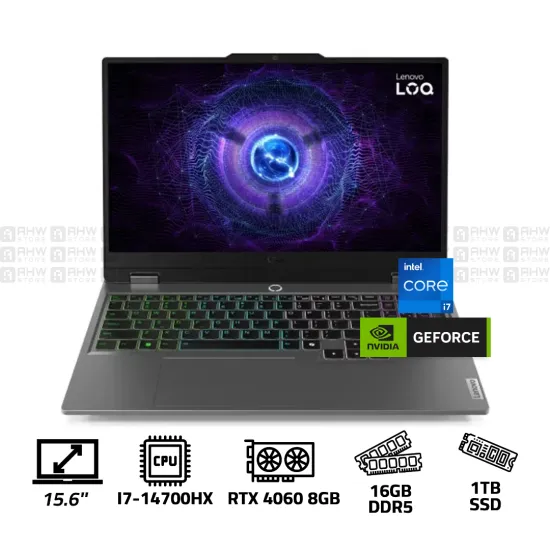 Lenovo LOQ 15IRX9 Core I7-14700HX 16GB DDR5 1TB SSD RTX 4060 8GB 15.6" FHD 144Hz 2Y Warranty Win11