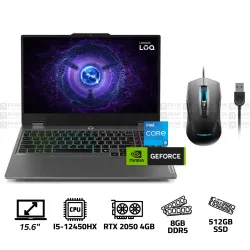 Lenovo LOQ 15IAX9 Core i5-12450HX 8GB DDR5 512GB SSD RTX 2050 4GB 15.6" FHD 144Hz 2Y Warranty +Mouse Lenovo LOQ 15IAX9 Core i5-12450HX 8GB DDR5 512GB SSD RTX 2050 4GB 15.6" FHD 144Hz 2Y Warranty +Mouse