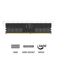 Lexar 16GB 5600MHz CL46 DDR5 Black RAM