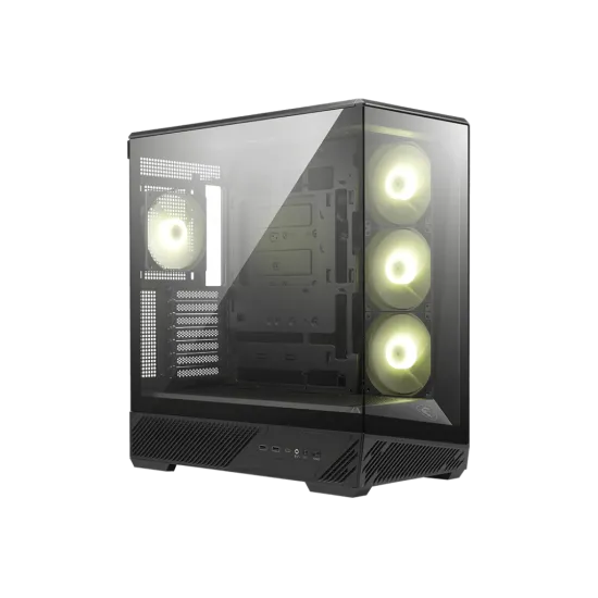 MSI MAG PANO 130R PZ Mid Tower Case 4 Fan ARGB Black