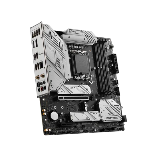 MSI MAG B760M MORTAR WIFI II DDR5 LGA1700 M-ATX Motherboard Black