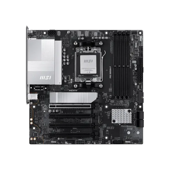 MSI PRO B850M-P DDR5 AM5 M-ATX Motherboard