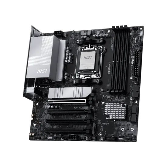 MSI PRO B850M-P DDR5 AM5 M-ATX Motherboard