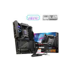 MSI MPG X870E CARBON WIFI DDR5 AM5 ATX Motherboard Black