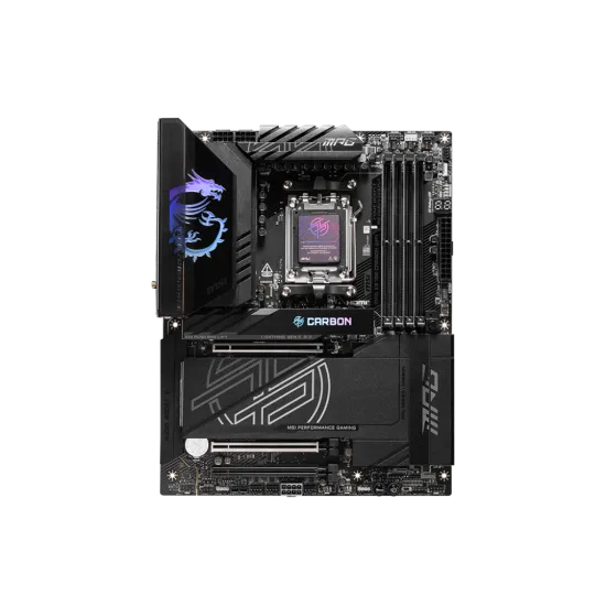 MSI MPG X870E CARBON WIFI DDR5 AM5 ATX Motherboard Black