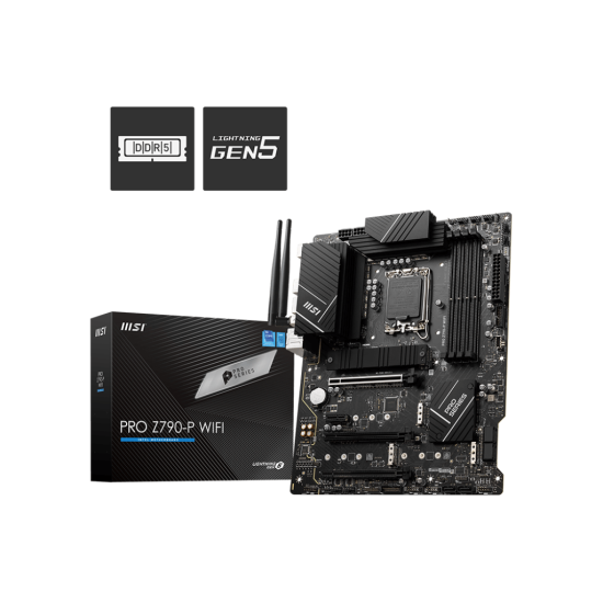 MSI PRO Z790-P DDR5 WIFI LGA1700 ATX Motherboard