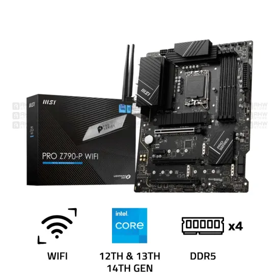 MSI PRO Z790-P DDR5 WIFI LGA1700 ATX Motherboard