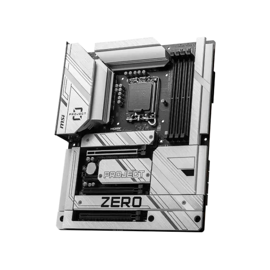 MSI Z790 PROJECT ZERO DDR5 AM5 ATX Motherboard Black