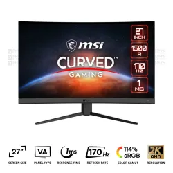 MSI G27CQ4 E2 Curved Gaming Monitor 27 Inch VA WQHD 170Hz 1ms