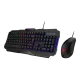 MSI FORGE GK100 Wired Gaming Combo Keyboard and Mouse 6400 DPI 7 Buttons Arabic English Black