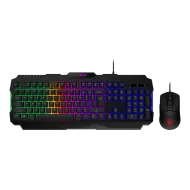 MSI FORGE GK100 Wired Gaming Combo Keyboard and Mouse 6400 DPI 7 Buttons Arabic English Black MSI FORGE GK100 Wired Gaming Combo Keyboard and Mouse 6400 DPI 7 Buttons Arabic English Black