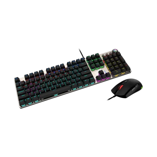MSI FORGE GK310 Wired Gaming Combo Keyboard and Mouse 7200 DPI 7 Buttons Arabic English Black