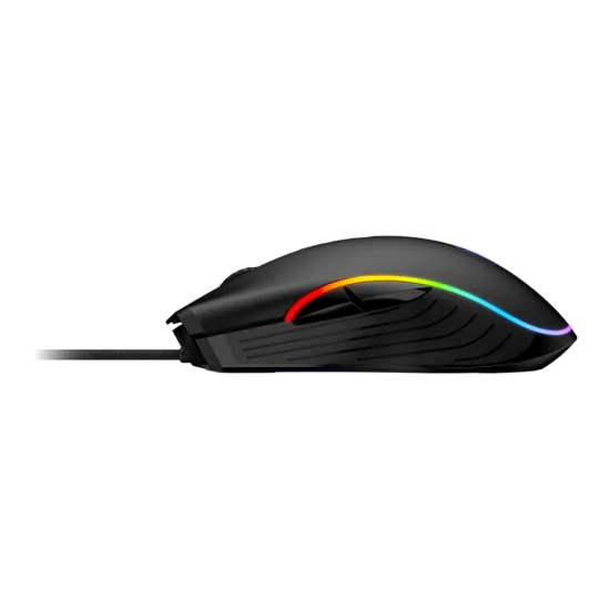MSI FORGE GM300 RGB Wired Gaming Mouse 7200 DPI 7 Buttons Black