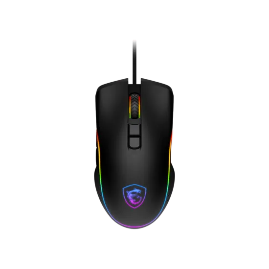 MSI FORGE GM300 RGB Wired Gaming Mouse 7200 DPI 7 Buttons Black