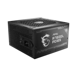MSI MAG A750GL PCIE5 750 Watt 80+ Gold Fully Modular PCIe 5.1 ATX 3.1 Power Supply