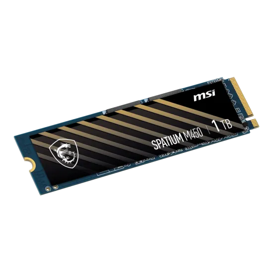 MSI SPATIUM M450 1TB PCIe 4.0 Nvme M.2 V1 SSD