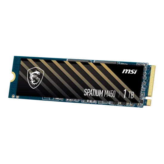 MSI SPATIUM M450 1TB PCIe 4.0 Nvme M.2 V1 SSD