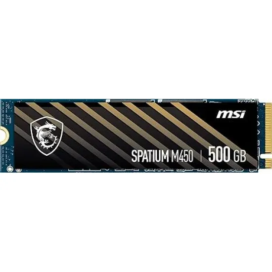MSI SPATIUM M450 500GB PCIe 4.0 Nvme M.2 SSD