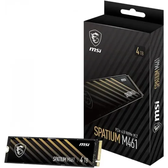 MSI SPATIUM M461 4TB PCIe 4.0 Nvme M.2 SSD